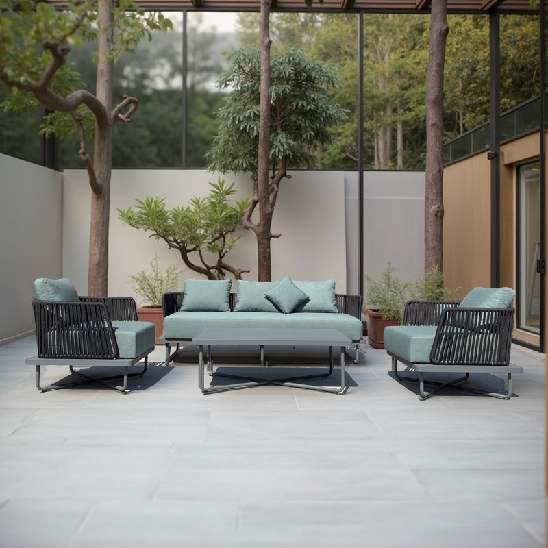 Braided Rope Alloy Sofa