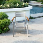 Garden aluminum table chair set