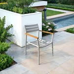 Garden aluminum table chair set