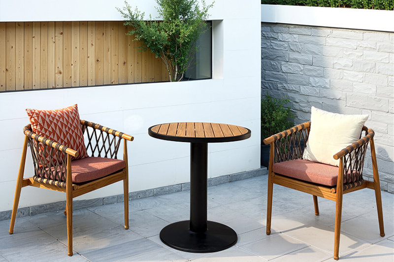 Garden teak wood outdoor dining set