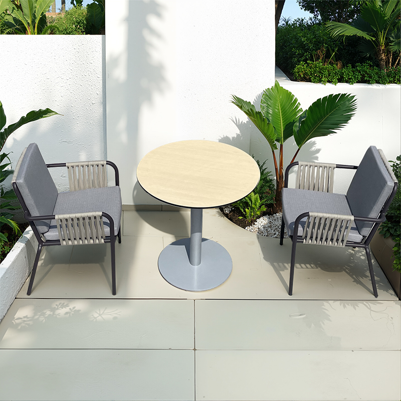 Outdoor waterproof stackable aluminum alloy chair
