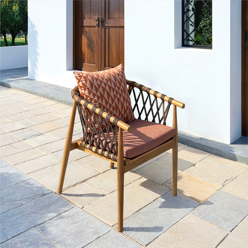 Garden teak wood outdoor dining set