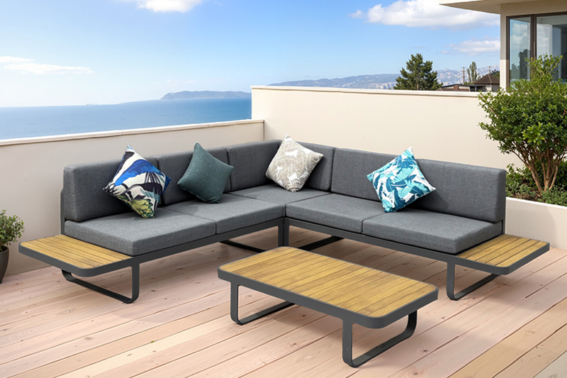 4 seater Aluminum Frame Sofa