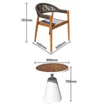comfortable garden dining chairs