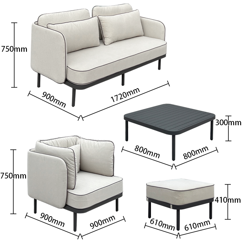 Outdoor Waterproof Fabric Sofa