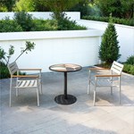 Garden aluminum table chair set