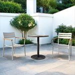 Garden aluminum table chair set