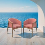 Outdoor garden terrace leisure chair set