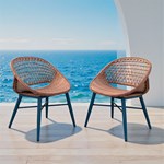 Outdoor garden terrace leisure chair set