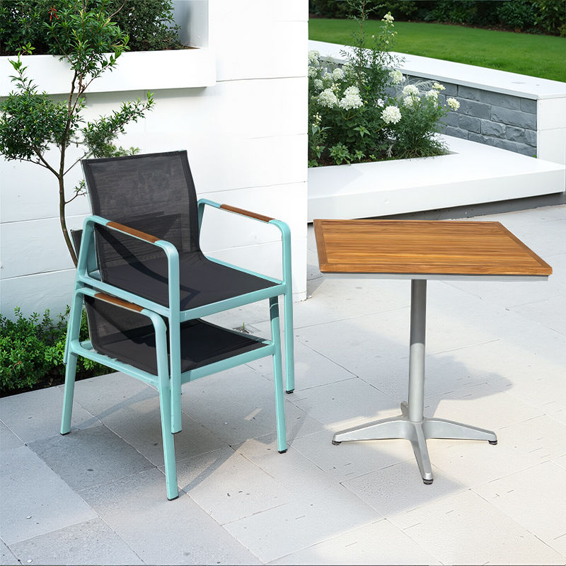 Aluminum alloy Teslin cloth table and chair