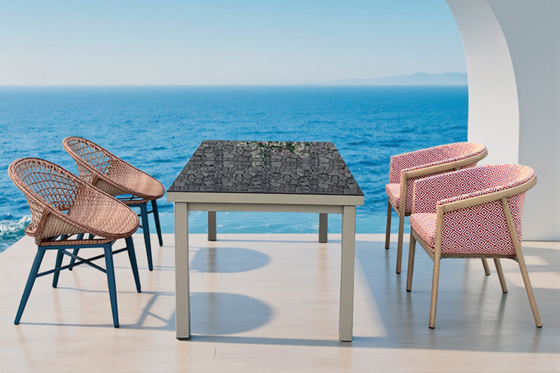 Outdoor garden terrace leisure chair set