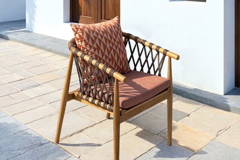 Garden teak wood outdoor dining set
