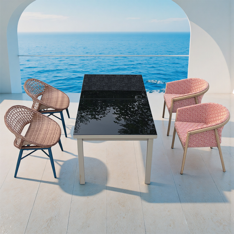 Outdoor garden terrace leisure chair set