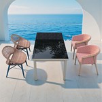 Outdoor garden terrace leisure chair set