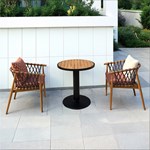 Garden teak wood outdoor dining set