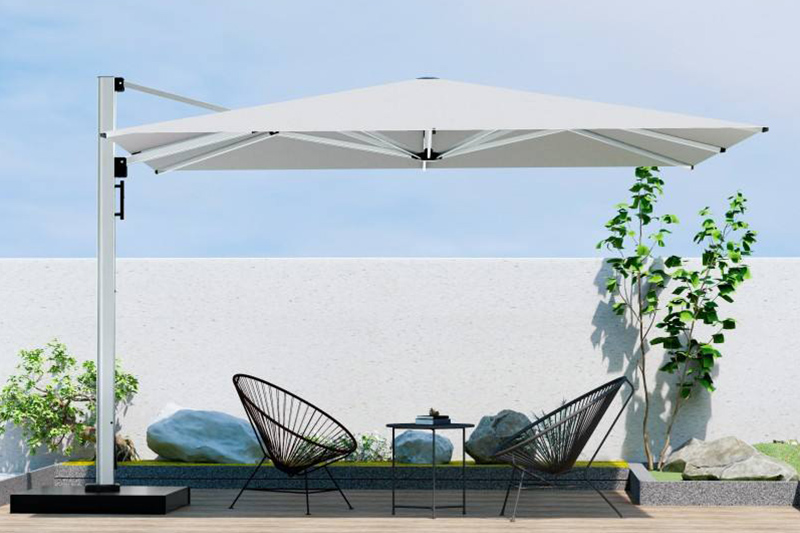 outdoor patio aluminum sun umbrella