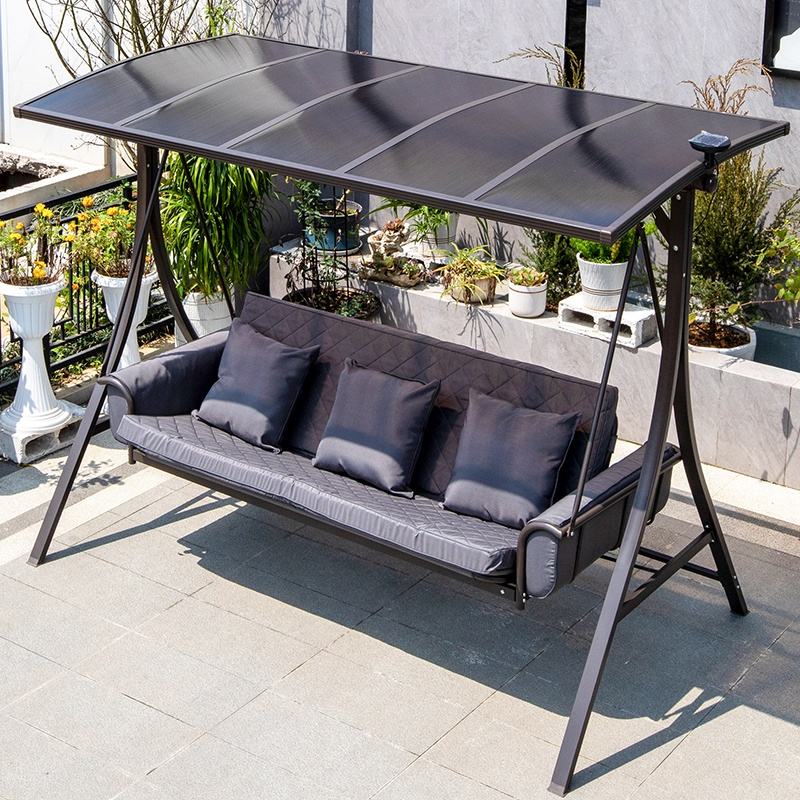 Garden patio swing chair bed