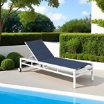 Aluminum Textile sun lounger