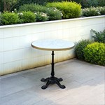 Outdoor bistro rattan chair