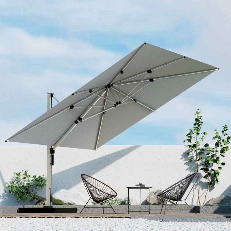 outdoor patio aluminum sun umbrella