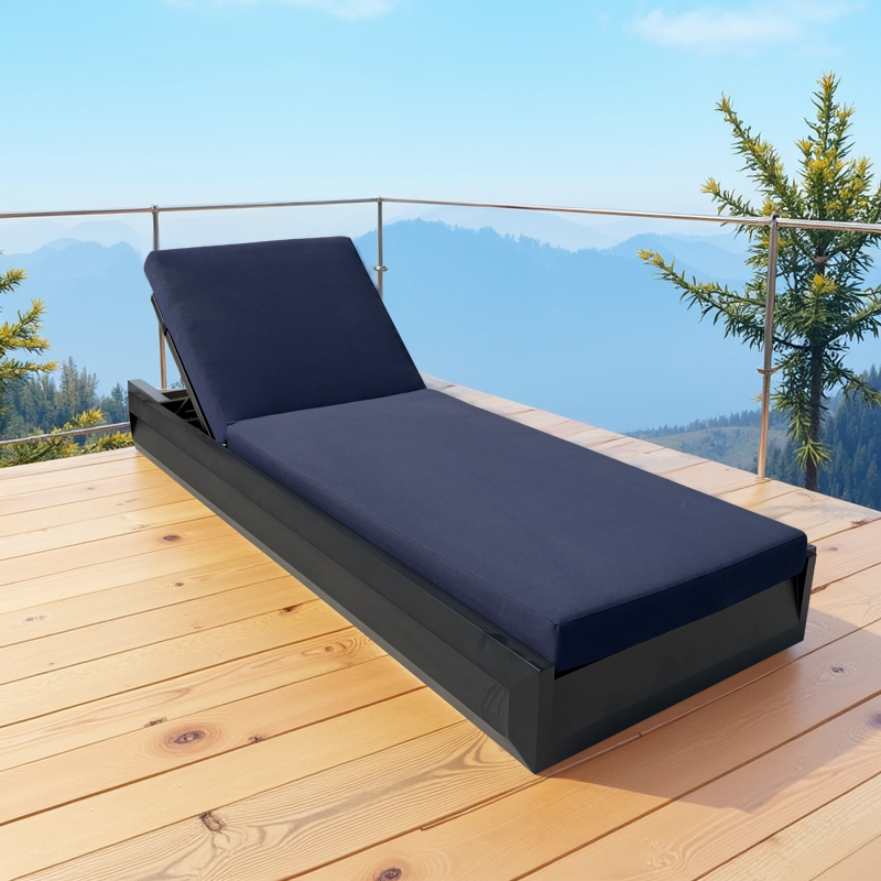 Aluminum beach lounge chair
