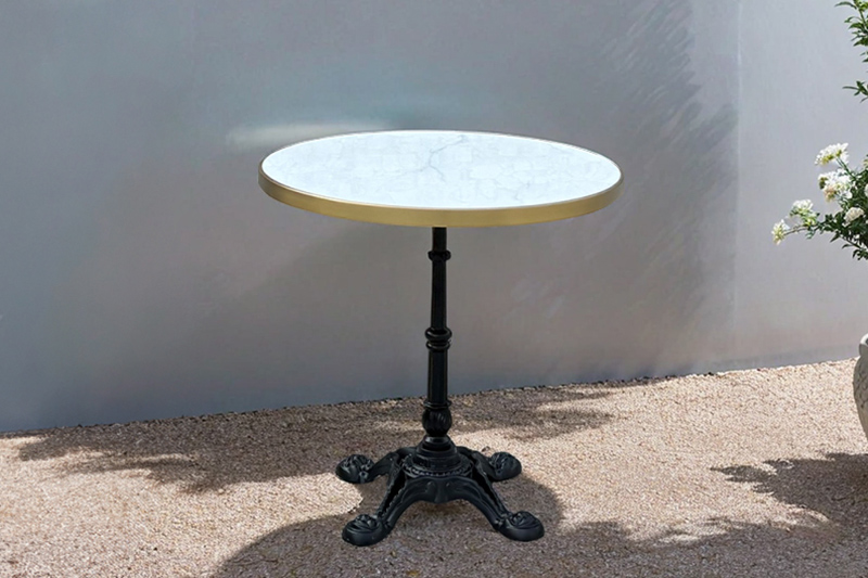 Outdoor bistro rattan chair