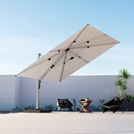 outdoor patio aluminum sun umbrella