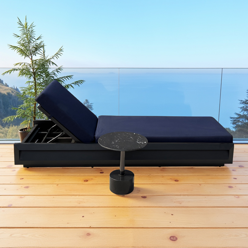 Aluminum beach lounge chair