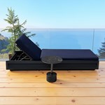 Aluminum beach lounge chair