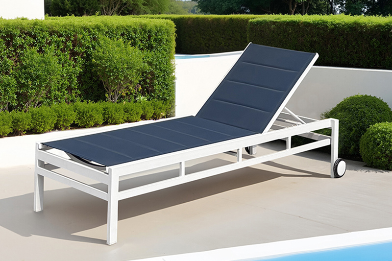 Aluminum Textile sun lounger