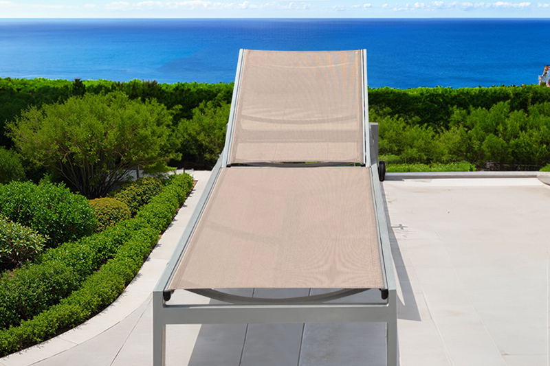 Aluminum Textile sun lounger