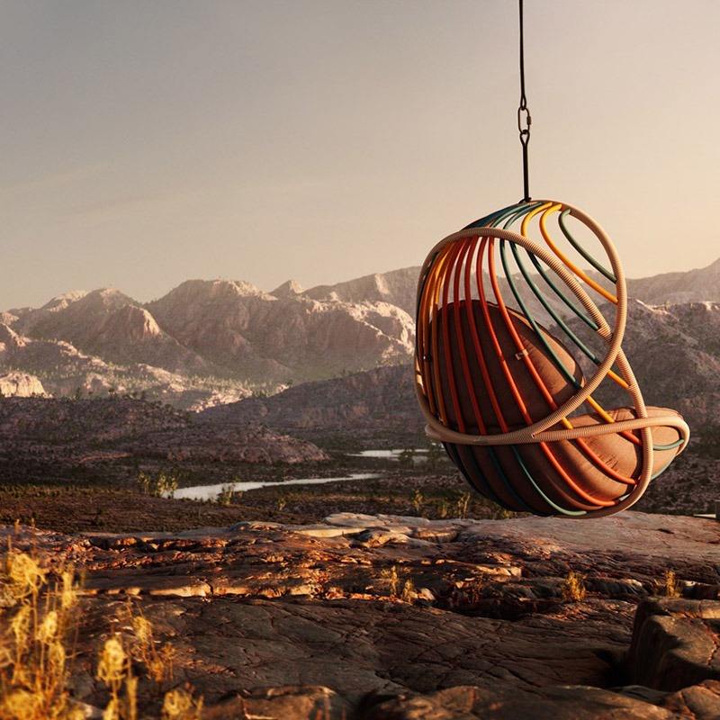 Outdoor Patio swing hanging chair