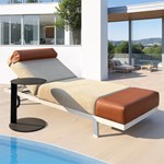 Outdoor aluminum sun lounger