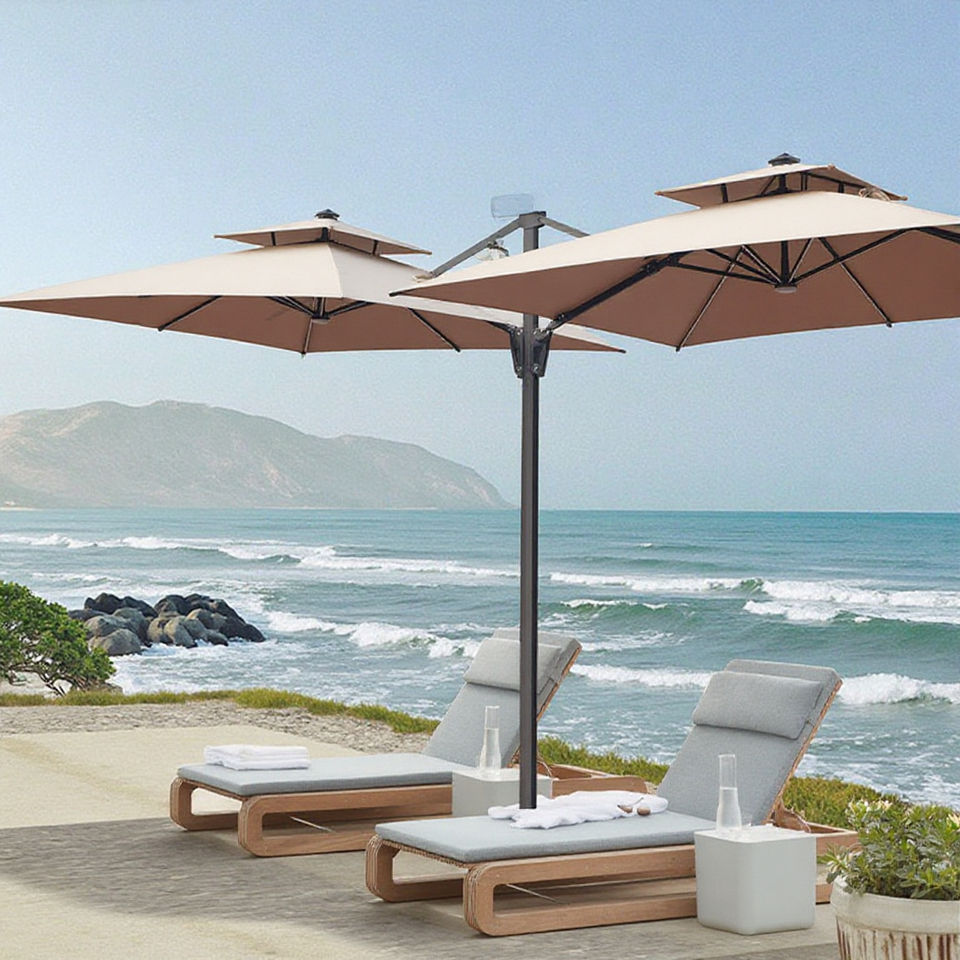 Patio umbrella outdoor for restaurant