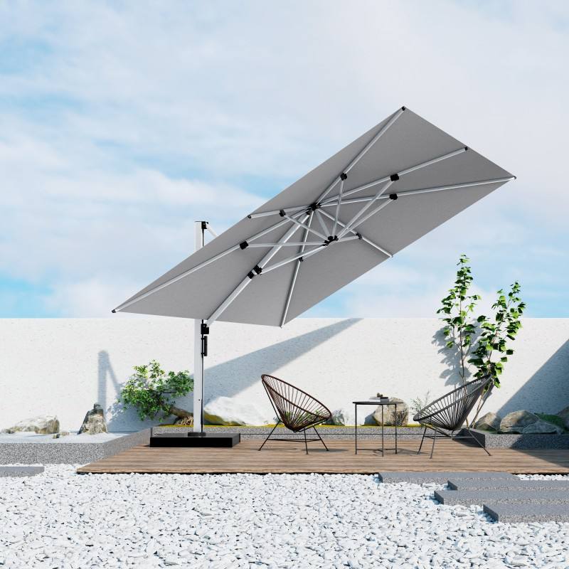 outdoor patio aluminum sun umbrella