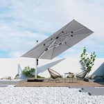 outdoor patio aluminum sun umbrella