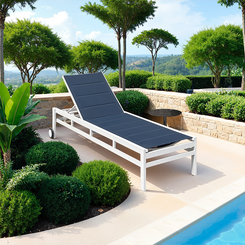 Aluminum Textile sun lounger